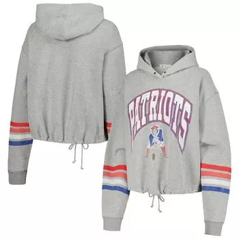 Пуловер с капюшоном 47 New England Patriots, серый