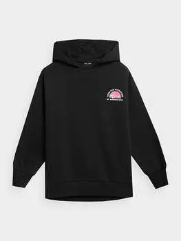 Пуловер с капюшоном 4F, черный