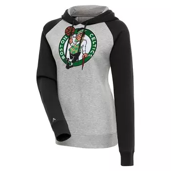 Пуловер с капюшоном Antigua Boston Celtics, серый