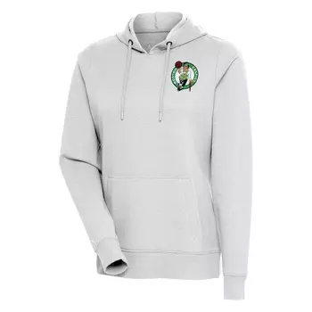 Пуловер с капюшоном Antigua Boston Celtics, серый
