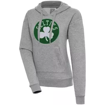 Пуловер с капюшоном Antigua Boston Celtics, серый