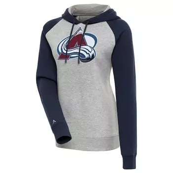 Пуловер с капюшоном Antigua Colorado Avalanche, серый