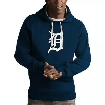 Пуловер с капюшоном Antigua Detroit Tigers, нави