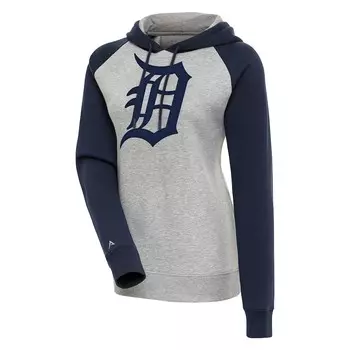 Пуловер с капюшоном Antigua Detroit Tigers, серый