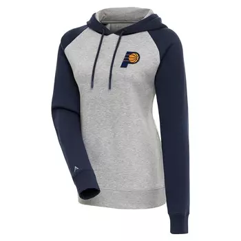 Пуловер с капюшоном Antigua Indiana Pacers, серый