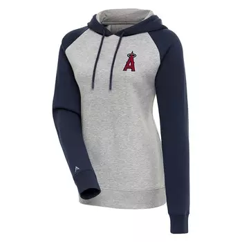 Пуловер с капюшоном Antigua Los Angeles Angels, серый