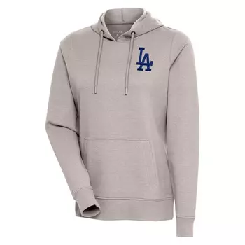 Пуловер с капюшоном Antigua Los Angeles Dodgers, серый