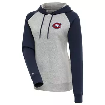 Пуловер с капюшоном Antigua Montreal Canadiens, серый