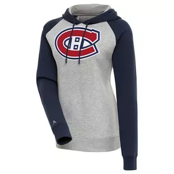 Пуловер с капюшоном Antigua Montreal Canadiens, серый