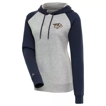 Пуловер с капюшоном Antigua Nashville Predators, серый