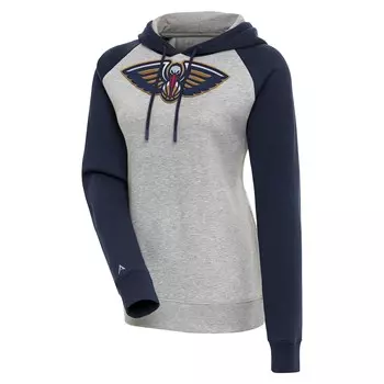 Пуловер с капюшоном Antigua New Orleans Pelicans, серый