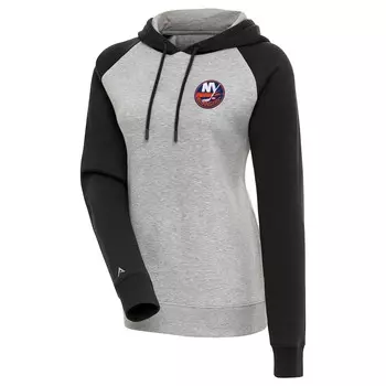 Пуловер с капюшоном Antigua New York Islanders, серый
