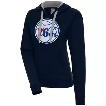 Пуловер с капюшоном Antigua Philadelphia 76Ers, нави