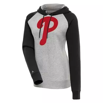 Пуловер с капюшоном Antigua Philadelphia Phillies, серый