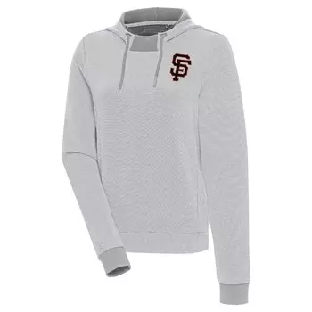 Пуловер с капюшоном Antigua San Francisco Giants, серый