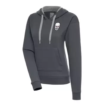 Пуловер с капюшоном Antigua Stone Cold Steve Austin, угольный