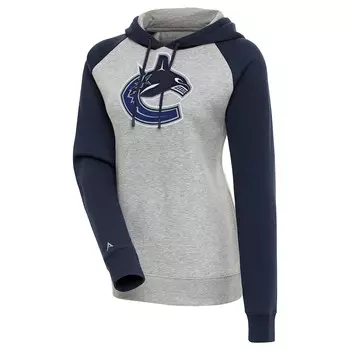 Пуловер с капюшоном Antigua Vancouver Canucks, серый
