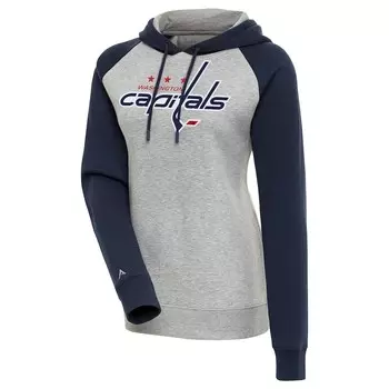 Пуловер с капюшоном Antigua Washington Capitals, серый