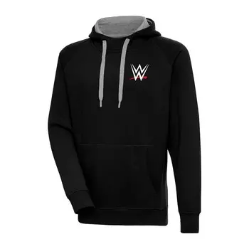 Пуловер с капюшоном Antigua Wwe Merchandise, черный