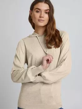 Пуловер с капюшоном B.Young, бежевый