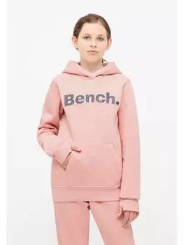 Пуловер с капюшоном Bench Hoodie Anise, розовый