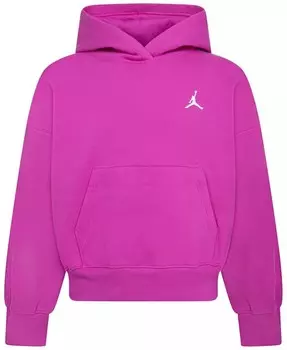 Пуловер с капюшоном Big Girls Brooklyn Essentials Jordan, розовый