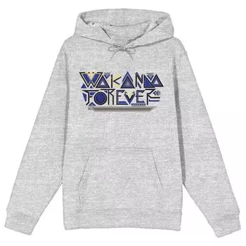 Пуловер с капюшоном BIOWORLD Black Panther, серый