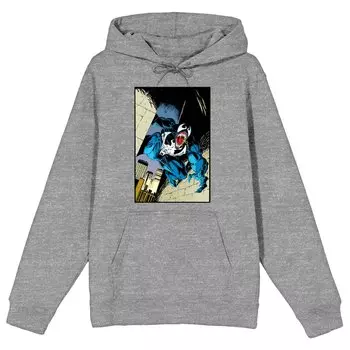 Пуловер с капюшоном BIOWORLD Venom, серый