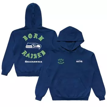 Пуловер с капюшоном Born x Raised Seattle Seahawks, нави