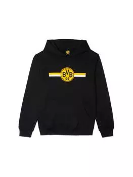 Пуловер с капюшоном BVB, черный
