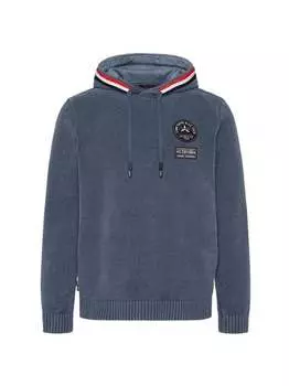 Пуловер с капюшоном Camp David, синий