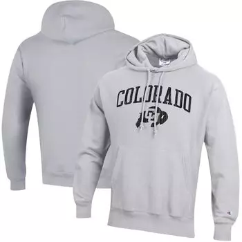 Пуловер с капюшоном Champion Colorado Buffaloes, серебряный