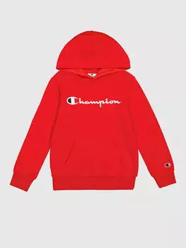 Пуловер с капюшоном Champion, красный