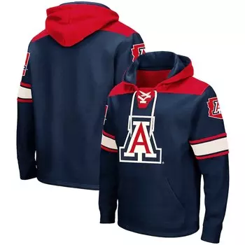 Пуловер с капюшоном Colosseum Arizona Wildcats, нави