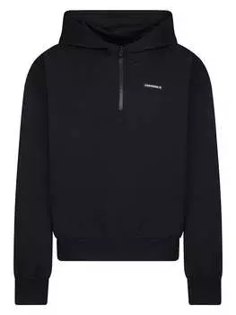 Пуловер с капюшоном Converse, черный