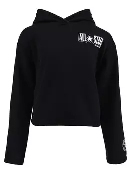 Пуловер с капюшоном Converse, черный