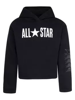 Пуловер с капюшоном Converse, черный