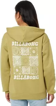 Пуловер с капюшоном Cosmic Moon Billabong, цвет Kiwi