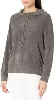 Пуловер с капюшоном CozyChic Ultra Lite Barefoot Dreams, цвет Mineral