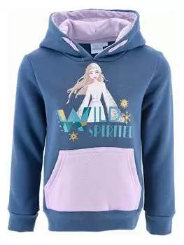 Пуловер с капюшоном Disney Frozen, цвет dunkelblau/lila