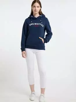 Пуловер с капюшоном Dreimaster, синий