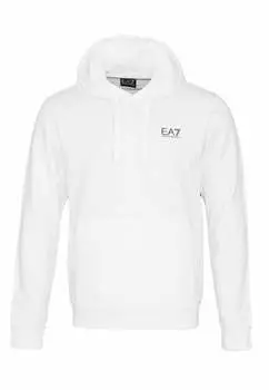 Пуловер с капюшоном Ea7, белый