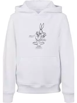 Пуловер с капюшоном F4NT4STIC, белый