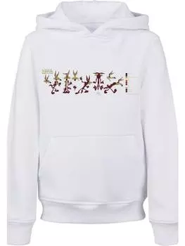 Пуловер с капюшоном F4NT4STIC, белый