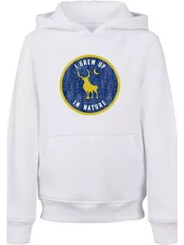 Пуловер с капюшоном F4NT4STIC, белый