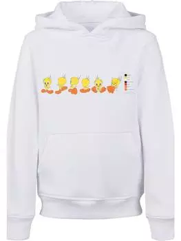 Пуловер с капюшоном F4NT4STIC, белый