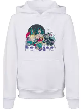 Пуловер с капюшоном F4NT4STIC, белый