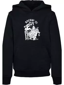 Пуловер с капюшоном F4NT4STIC, черный