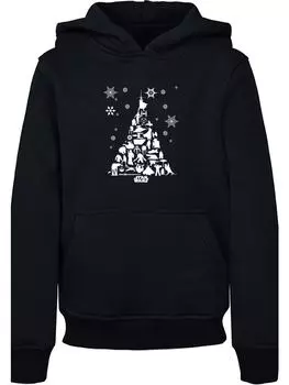 Пуловер с капюшоном F4NT4STIC, черный