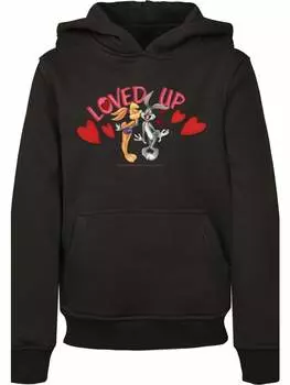 Пуловер с капюшоном F4NT4STIC, черный